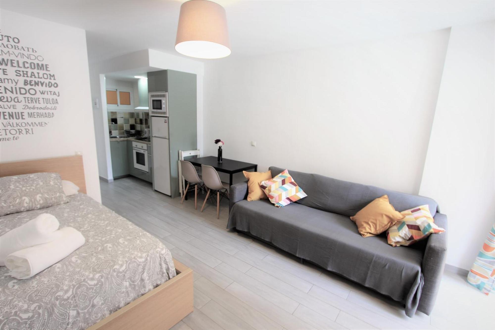 Estudio 19 Minerva Apartamentos-Piscina365-Playa-Wifi بينالماذينا المظهر الخارجي الصورة